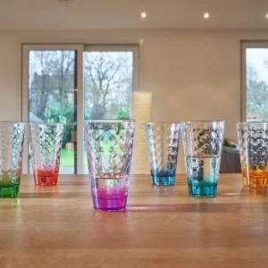 Leonardo Trinkglas OPTIC 300 Ml Blau, 6er-Set 6