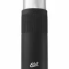 Esbit SCULPTOR Edelstahl Isolierflasche, Mit Manschette,1L, Schwarz 11