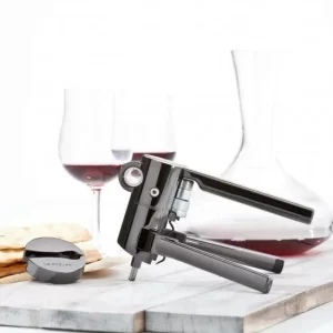 Le Creuset Screwpull Korkenzieher Leverpull LM-G10 Geo In Black Metal 9