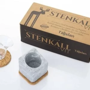 Täljsten Glaskühler Aus Speckstein Mit Trinkglas 11