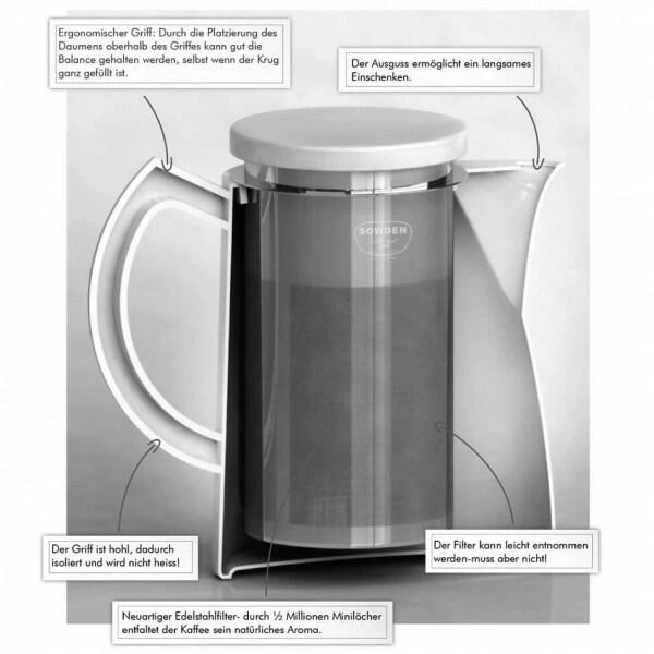 Sowden Kaffeezubereiter Oskar SoftBrew 3