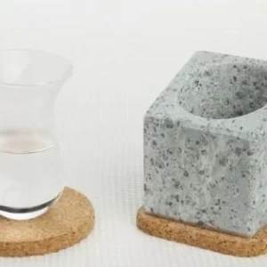 Täljsten Glaskühler Aus Speckstein Mit Trinkglas 13