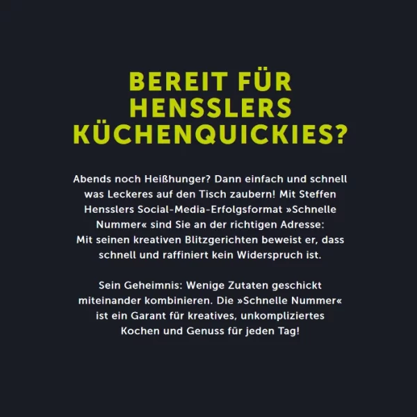 GU – Hensslers Schnelle Nummer 6