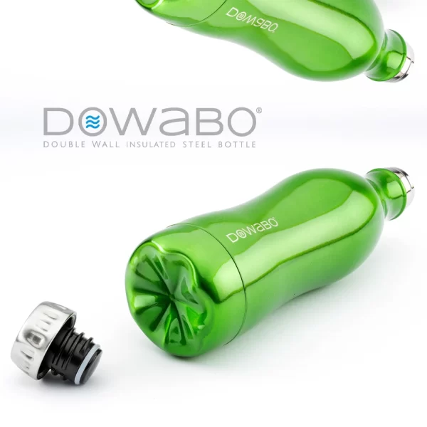 Dowabo – Doppelwandige Isolierflasche – Blau 500 Ml 3