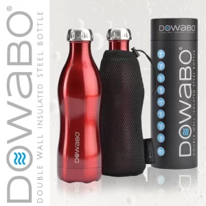 Dowabo – Doppelwandige Isolierflasche – Blau 500 Ml 10