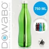 Dowabo – Doppelwandige Isolierflasche – Grün 750 Ml 14