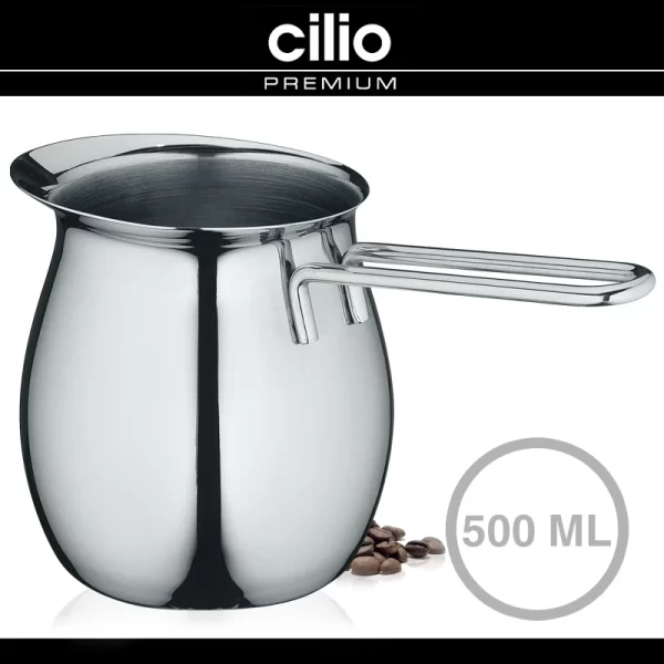 Cilio – Aufschäumbecher “Classic” – Edelstahl 3