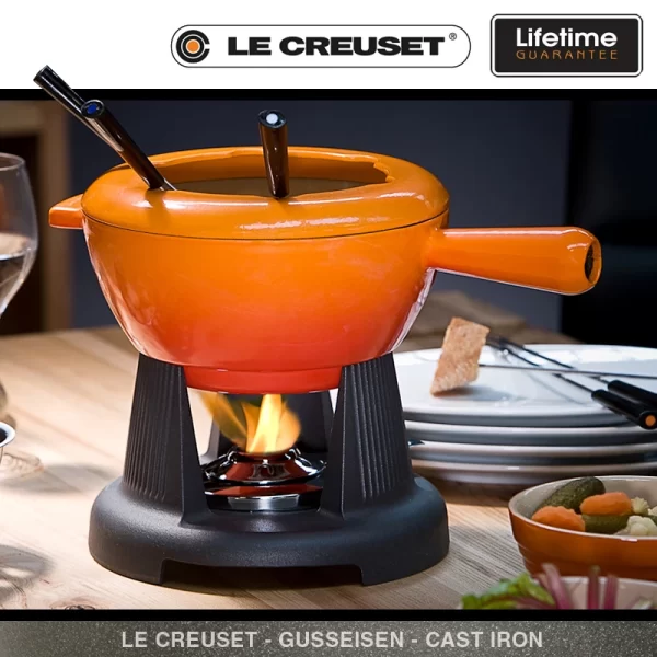 Le Creuset – Käsefondue-Set – Ofenrot 3