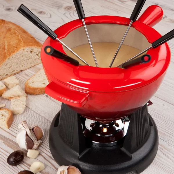 Le Creuset – Käsefondue-Set – Ofenrot 4