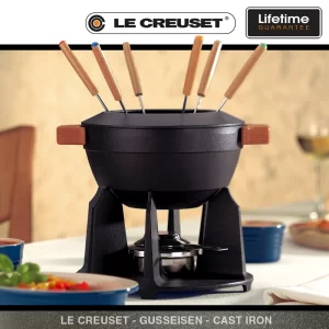 LeCreuset Le Creuset – Fondue-Set – Schwarz 7