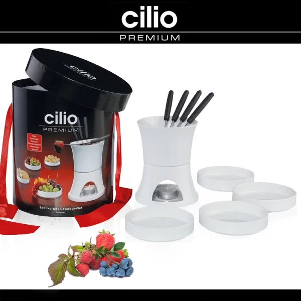 Cilio – Schokoladen-Fondue-Set 10-teilig 3