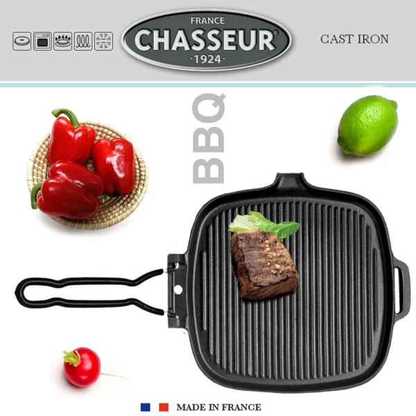 Chasseur – Quadratische Grillpfanne 22 Cm 1
