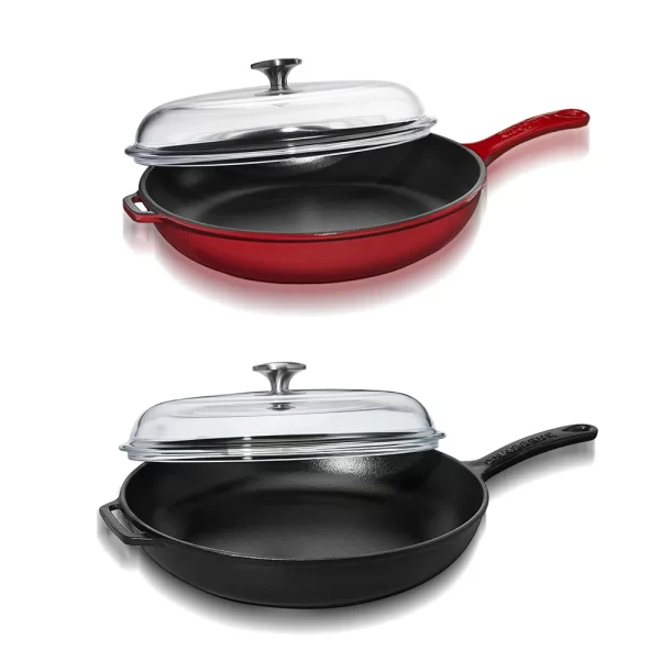 Chasseur – Bratpfanne Aus Gusseisen + Glasdeckel 1