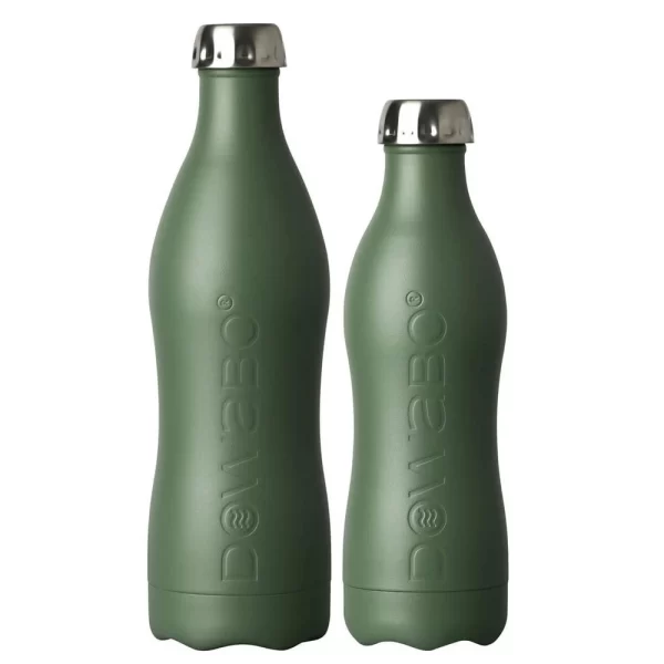 Dowabo – Edelstahl Trinkflasche – Earth Collection Olive 1