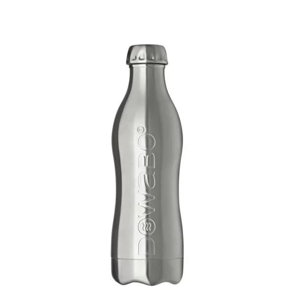 Dowabo – Edelstahl Trinkflasche – Pure Steel Collection Steel 4